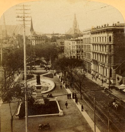 Plac Wiktorii, Montreal, Kanada, 1904 r. autorstwa Unbekannt