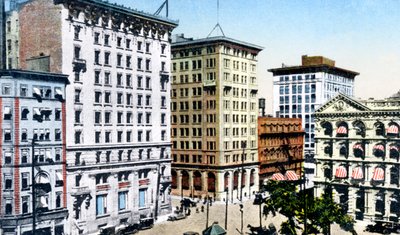 Victoria Square, St James Street, Montreal, Kanada, ok. 1900 autorstwa Unbekannt