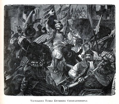 Zwycięscy Turcy wkraczający do Konstantynopola, 1882 r. autorstwa Unbekannt