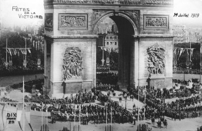 Parada Zwycięstwa, Paryż, 14 lipca 1919 autorstwa Unbekannt