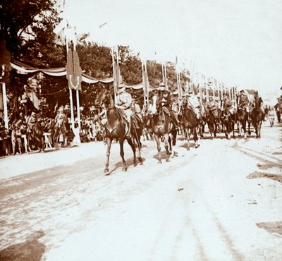 Parada zwycięstwa, Paryż, Francja, c1918-c1919 autorstwa Unbekannt