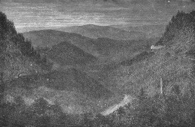 Widok z łuku podkowy wcześnie rano, 1883 autorstwa Unbekannt