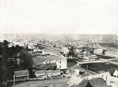 Widok z Milton Road, Napier, Nowa Zelandia, 1895. autorstwa Unbekannt