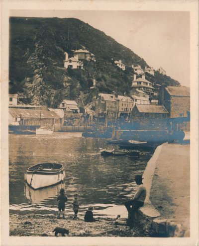 Widok z portu - Polperro, 1927 autorstwa Unbekannt