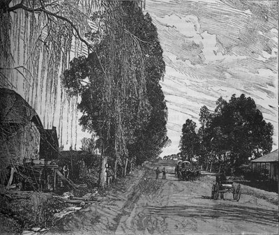 Widok w pobliżu Pretorii, ok. 1880 autorstwa Unbekannt