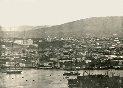 Widok Christianii, Oslo, Norwegia, 1895. autorstwa Unbekannt