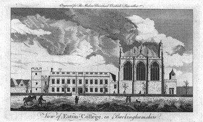 Widok Eaton-College w Buckinghamshire, ok. 1779. autorstwa Unbekannt