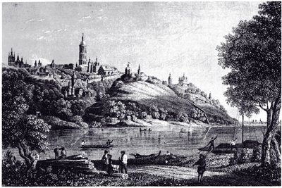 Widok na Kijów, 1835 autorstwa Unbekannt