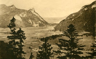 Widok Oberammergau, ok. 1922. autorstwa Unbekannt