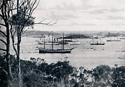 Widok na port w Sydney z North Shore, nr 1, ok. 1900. autorstwa Unbekannt