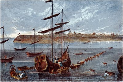 Widok na Taganrog, ok. 1930 r. 1840 autorstwa Unbekannt