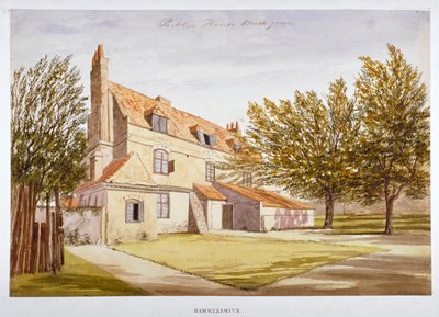 Widok domu publicznego, Brook Green, Hammersmith, Londyn, ok. 1820 r. autorstwa Unbekannt