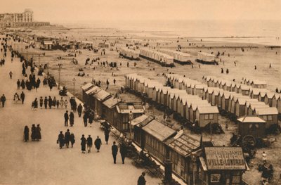 Widok Esplanady w kierunku Hotelu i Domków Palace, ok. 1928 r. autorstwa Unbekannt