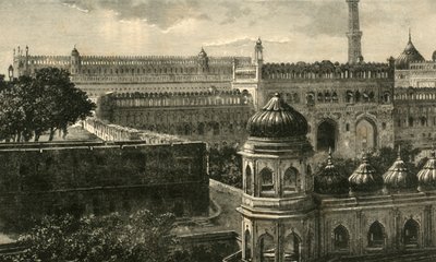 Widok Wielkiej Imambary, Lucknow, 1890. autorstwa Unbekannt