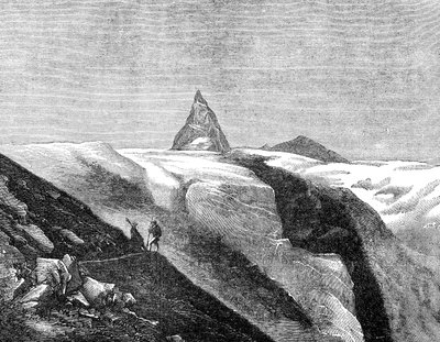 Widok na Matterhorn, koniec XIX wieku autorstwa Unbekannt