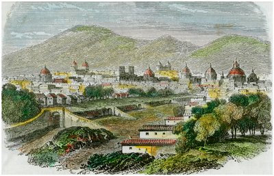 Widok miasta Cuzco, Peru, ok. 1875 r. autorstwa Unbekannt