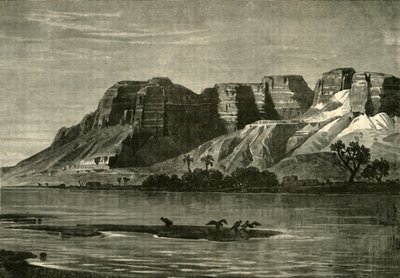 Widok na Nil, 1890. autorstwa Unbekannt