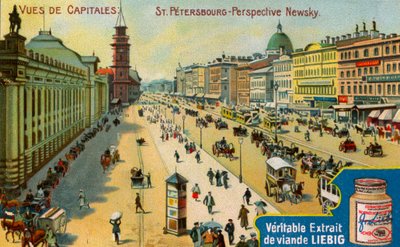 Widoki stolic: Newski Prospekt, Petersburg, ok. 1900 autorstwa Unbekannt
