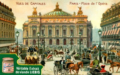 Widoki stolic: Place de lOpera, Paryż, ok. 1900 autorstwa Unbekannt