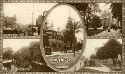 Widoki Ealing, zachodni Londyn, 1917. autorstwa Unbekannt