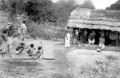 Wioska wyrzutków robi zakupy w południowych Indiach, 1926 autorstwa Unbekannt