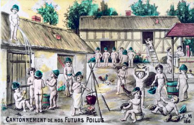 Archiwalna francuska pocztówka, c1900 autorstwa Unbekannt