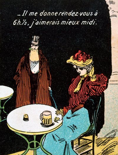 Archiwalna francuska pocztówka, c1900 autorstwa Unbekannt