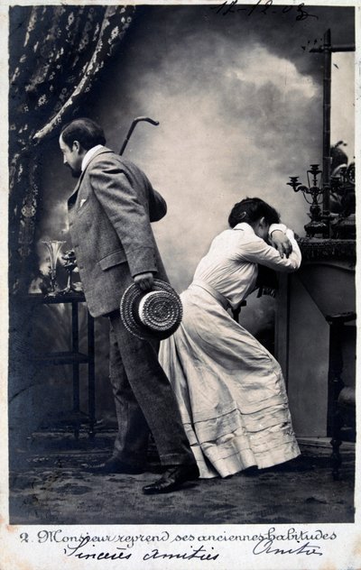 Archiwalna francuska pocztówka, c1900 autorstwa Unbekannt