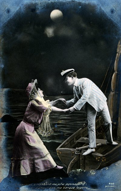 Archiwalna francuska pocztówka, c1900 autorstwa Unbekannt