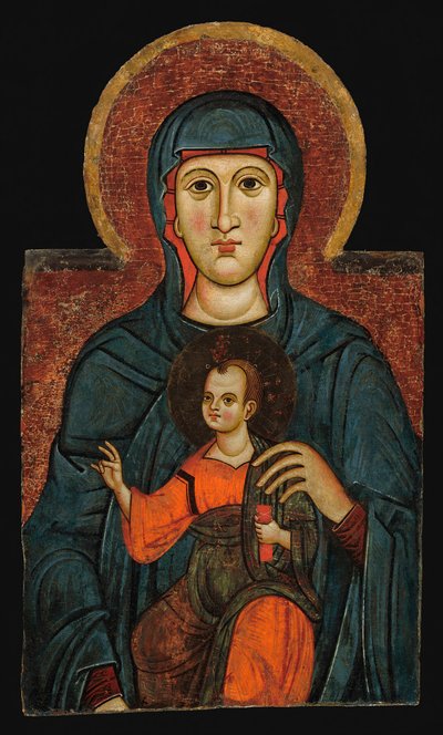 Dziewica z Dzieciątkiem, około 1270. autorstwa Unbekannt