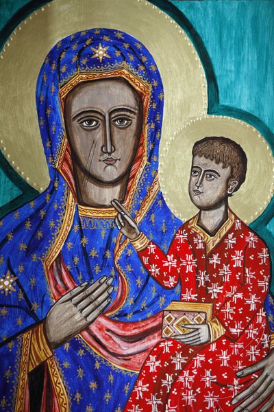 Obraz Matki Boskiej i Dziecka, Londyn, Grande-Bretagne autorstwa Unbekannt