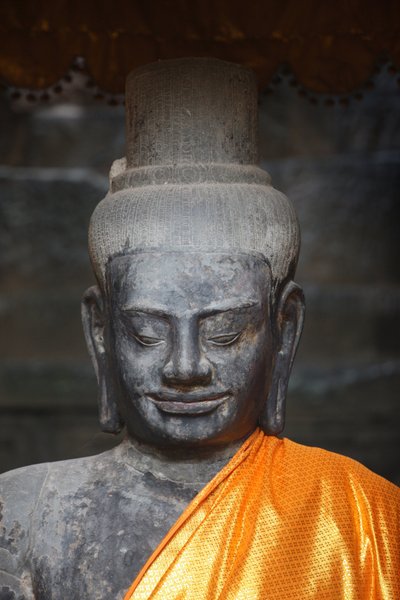 Statua Wisznu. Angkor Wat. Siem Reap Kambodża autorstwa Unbekannt