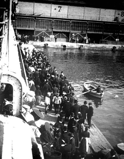 Odwiedzający Port Doumen, Sajgon, Wietnam, 1900 autorstwa Unbekannt