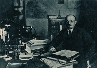 Władimir Ilich Lenin, rosyjski przywódca bolszewików, Moskwa, Rosja, 7 października 1922 r. autorstwa Unbekannt