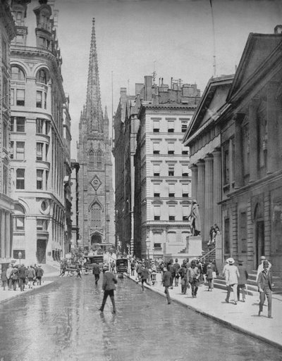 Wall Street, Nowy Jork, ok. 1897. autorstwa Unbekannt