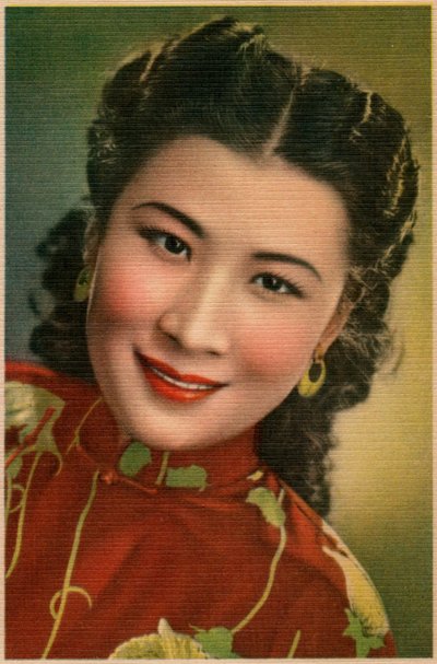 Wang Hsi Chun, chińska aktorka, XX wiek autorstwa Unbekannt