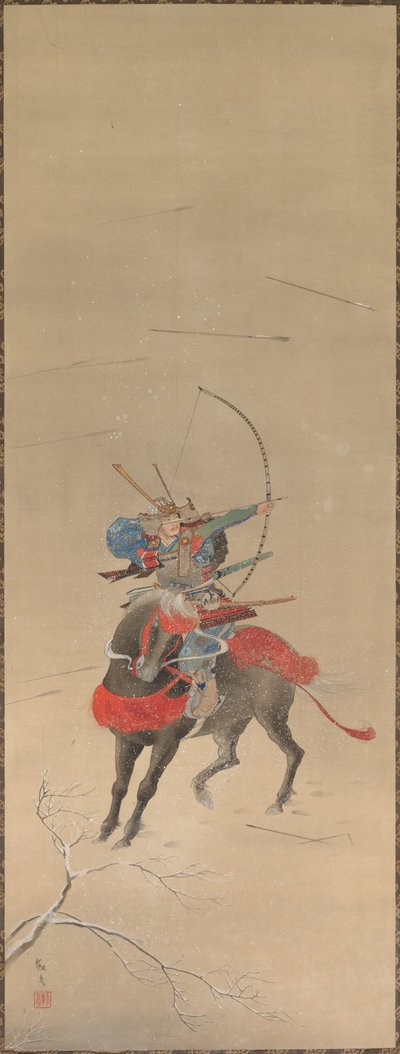 Wojownik na koniu, 1700-1800. autorstwa Unbekannt