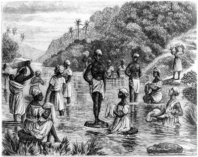 Pranie, Santo Domingo, 1873 autorstwa Unbekannt