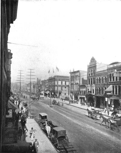 Washington Avenue, Minneapolis, Minnesota, USA, ok. 1900. autorstwa Unbekannt