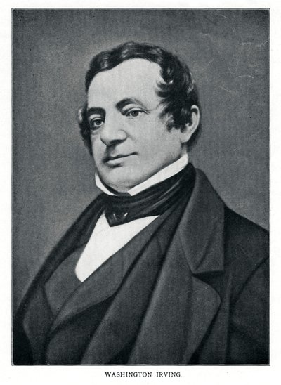 Washington Irving, amerykański pisarz, XX wiek autorstwa Unbekannt