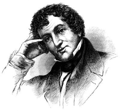 Washington Irving, amerykański autor, ok. 1880 r. autorstwa Unbekannt