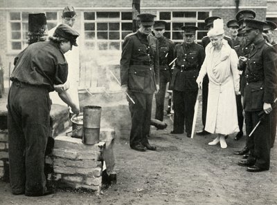 Oglądanie ATS dziewczyny w pracy... Wojskowa Szkoła Gotowania w Aldershot, c1941, 1951. autorstwa Unbekannt