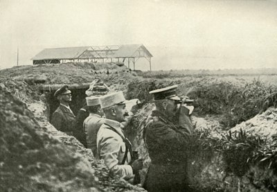 Oglądanie bitwy we Francji, c1915, 1919. autorstwa Unbekannt