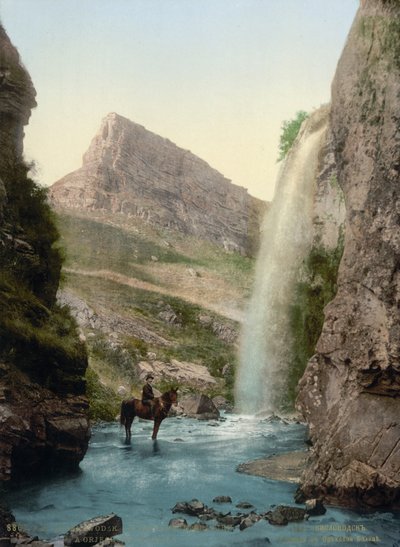 Wodospad koło Kisłowodzka, Rosja, c1895 autorstwa Unbekannt