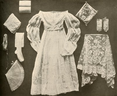 Strój ślubny panny Sary Hayes z Filadelfii, ok. 1750, 1937 r. autorstwa Unbekannt