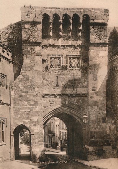 West Gate, Winchester, Hampshire, początek XX wieku autorstwa Unbekannt
