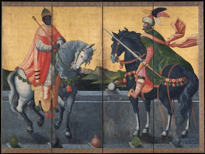Western Kings na koniu, pierwsza trzecia XVII wieku. autorstwa Unbekannt