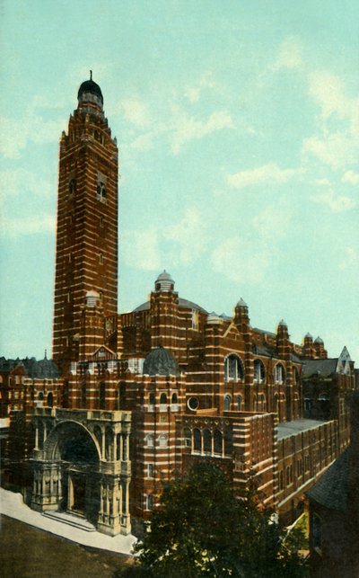 Katedra Westminsterska, Londyn, ok. 1910. autorstwa Unbekannt