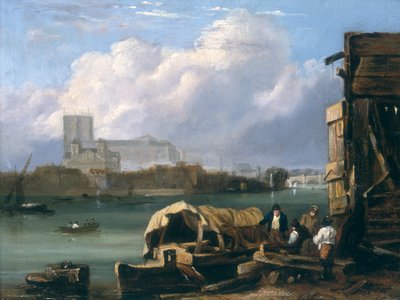 „Westminster z Lambeth”, po 1827 r. autorstwa Unbekannt