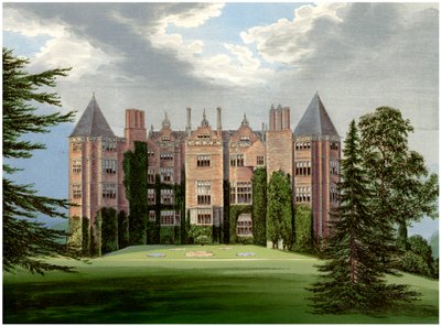 Westwood Park, Worcestershire, dom Lorda Hamptona, ok. 1880 r. autorstwa Unbekannt